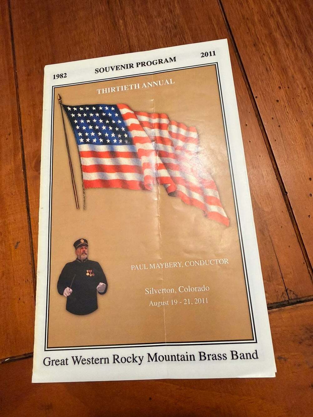 2011 Great Western Rocky Mountain Brass Band 30th Program Silverton Colorado